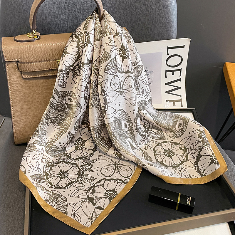 Women Accessories Brands - Luxe Merk 100% Echte Zijde Vierkante
