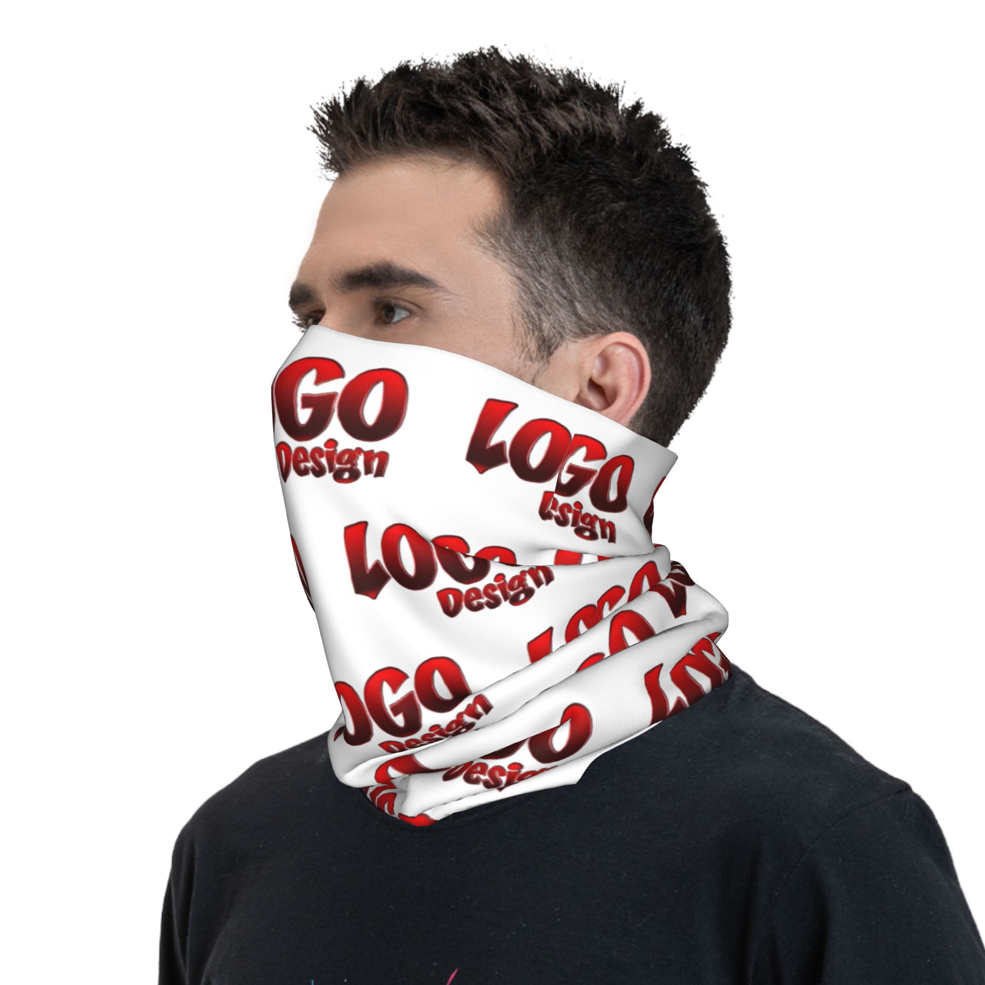 Women Accessories Logo Design - Aangepaste logo-ontwerp bandana nekwarmer voor skiën,