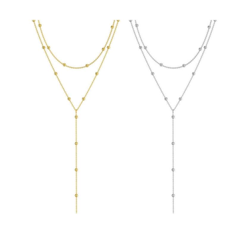 Women'S Accessories For Formal Wear - J78F Stijlvolle ketting met meerdere strengen,