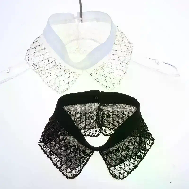 Women'S Accessories For Formal Wear - Halfoverhemd voor dames, afneembare kanten kraag,