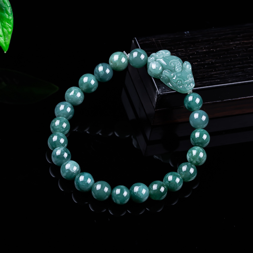 Women'S Accessories And Jewelry - Natuurlijke Birmese Jadeïet Bixiu Armband Vintage
