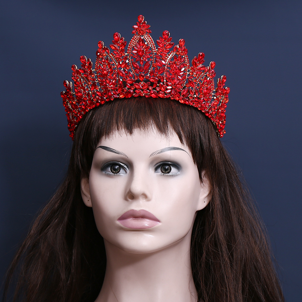 Women'S Wedding Accessories - Barokke Europese en Amerikaanse schoonheidswedstrijd bruidstiara