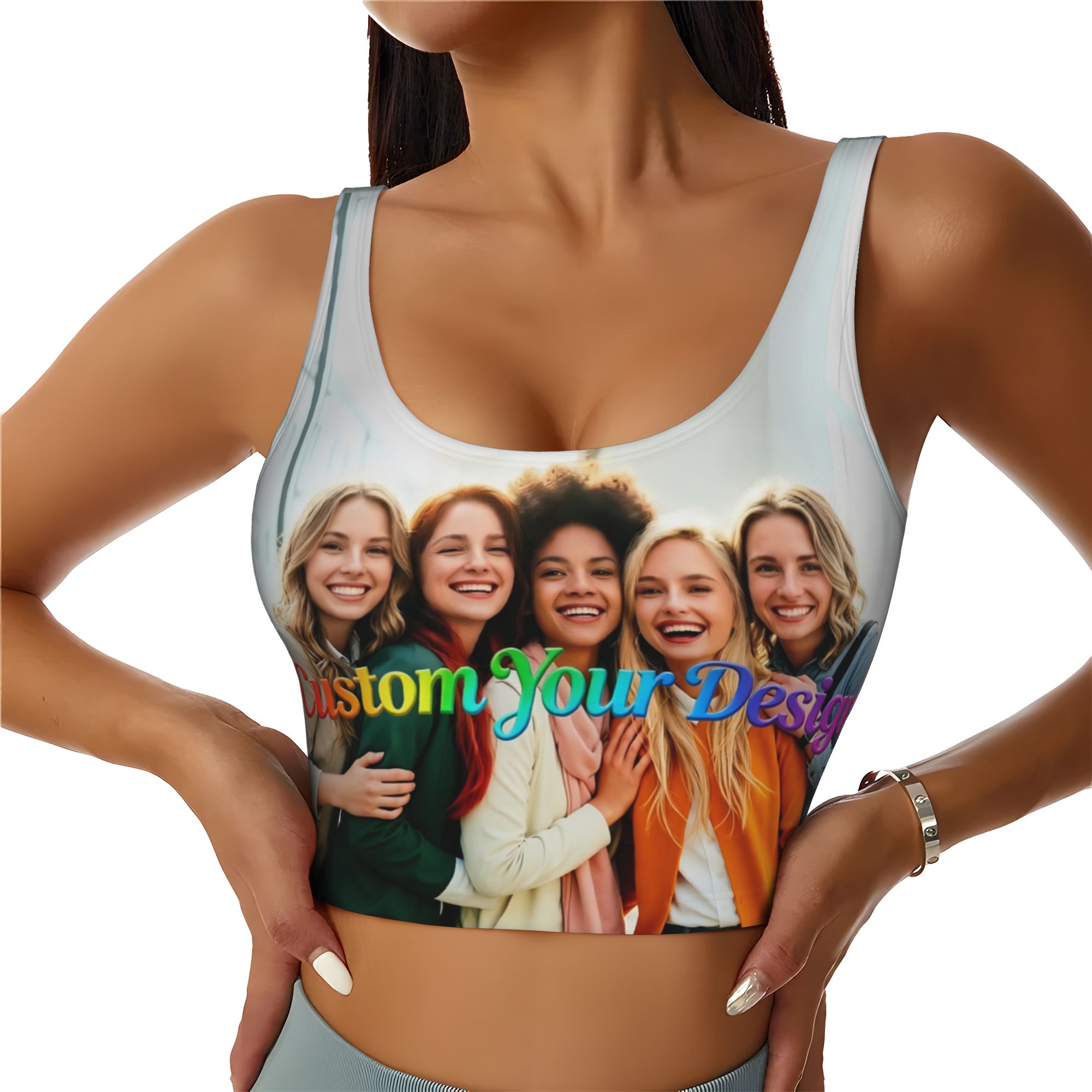 Women Accessories Logo Design - Op maat gemaakte high impact sportbeha