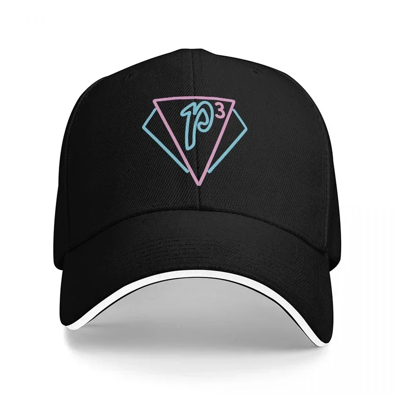 Women Accessories Logo Design - Nieuwe P3 Logo Baseball Cap Zwart