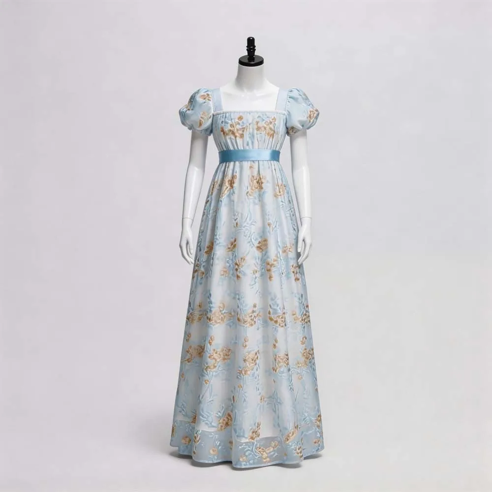 Women Electronic Accessories - Europese vintage regency theejurk met vierkante