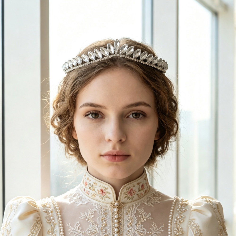 Women'S Wedding Accessories - Minimalistische kristallen bruiloft haar tiara's voor