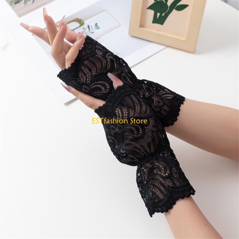 Women'S Accessories For Formal Wear - Y5GC Kant Afneembare mouwen Manchet Gelaagde