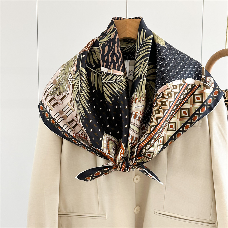 Women Accessories Brands - Twill Zijden Sjaal 90CM Merk Luxe