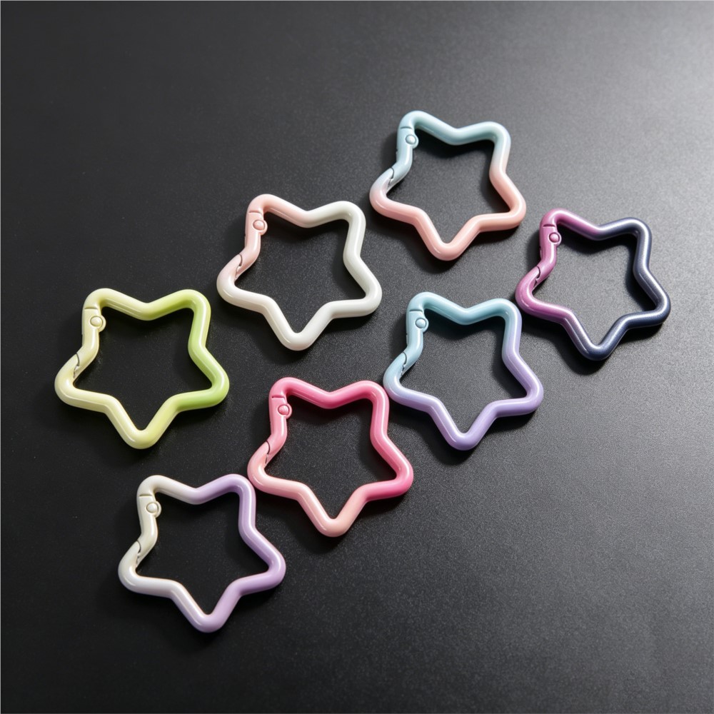 Women'S Key Accessories - 5 STKS Gradiënt Stervorm Lente Ringsluiting