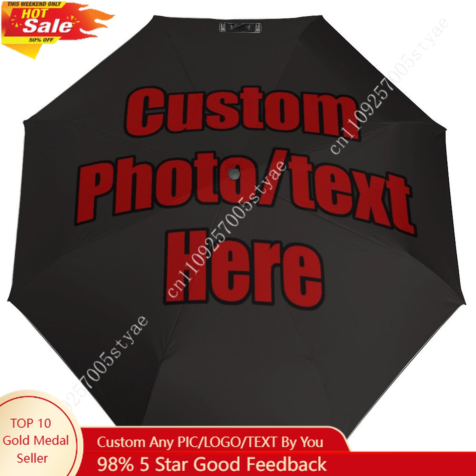 Women Accessories Logo Design - Aangepaste autoparaplu heren dames Hoge kwaliteit