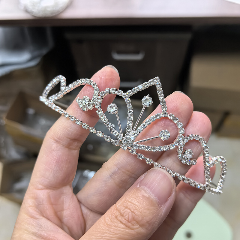 Zilverkleurige strass bruidskr - Women'S Wedding Accessories recensie en prijs
