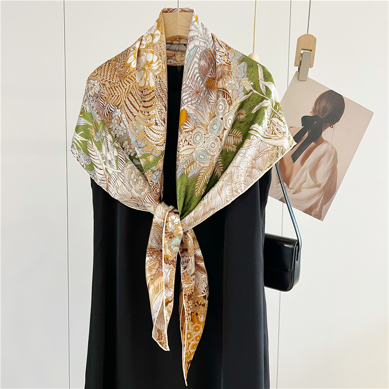 Satijnen zijden sjaal 110 cm m - Women Accessories Brands recensie en prijs
