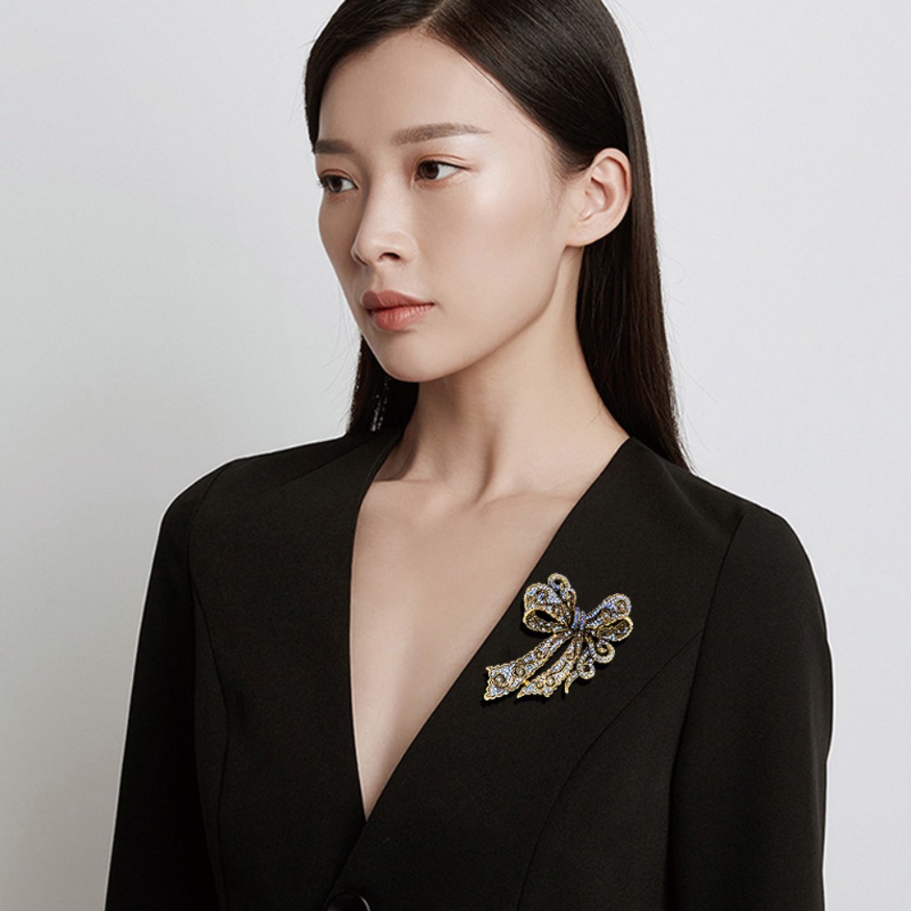 Vintage strikvormige broche, e - Women'S Accessories For Formal Wear recensie en prijs