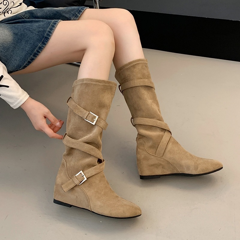 Dames Vintage Suède Slouch Mid - Women Electronic Accessories recensie en prijs