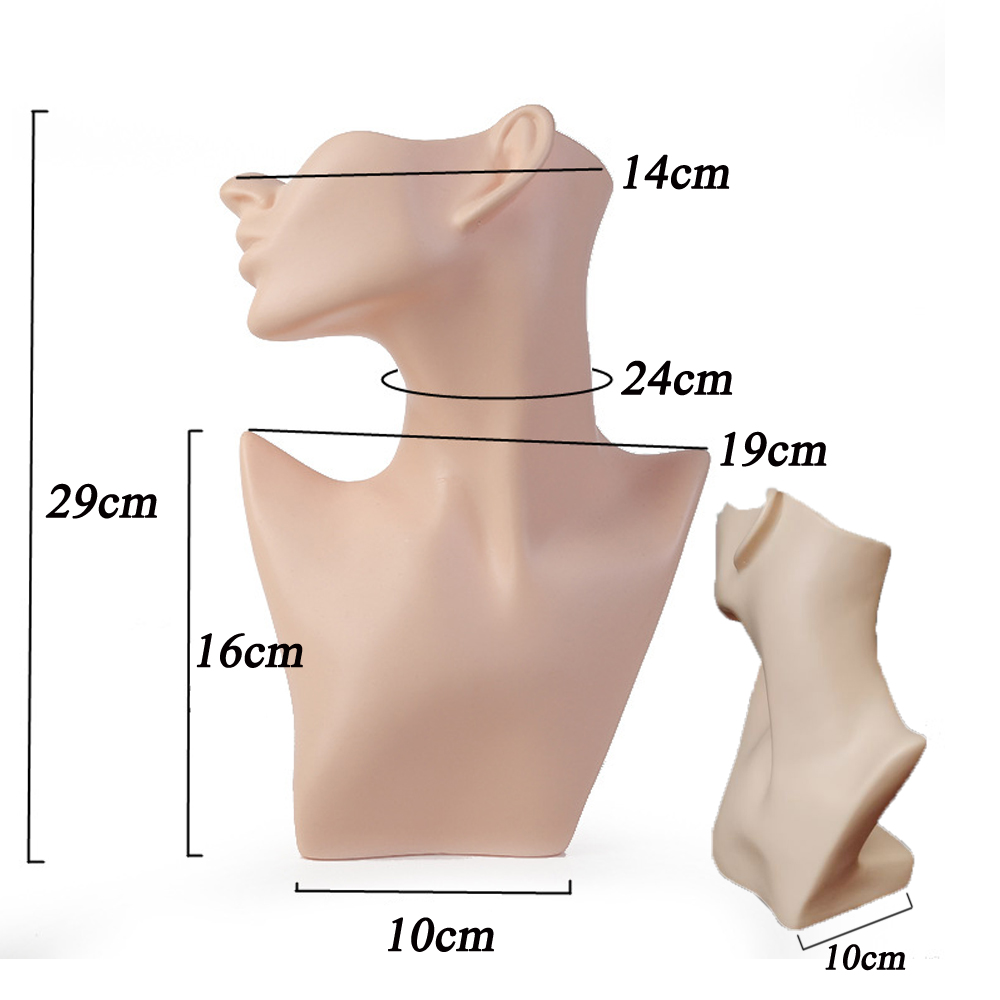 Witte halfgezicht mannequin ho - Women Accessories Display recensie en prijs