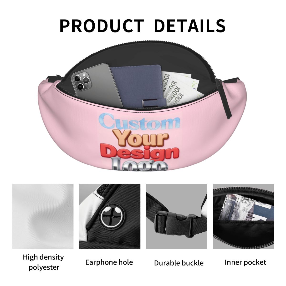 Aangepaste ontwerplogo heuptas - Women Accessories Logo Design recensie en prijs