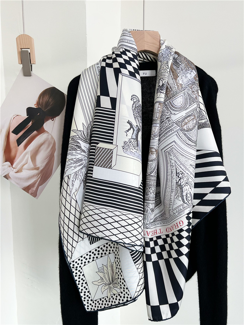 Grote zijden sjaals Merken Des - Women Accessories Brands recensie en prijs