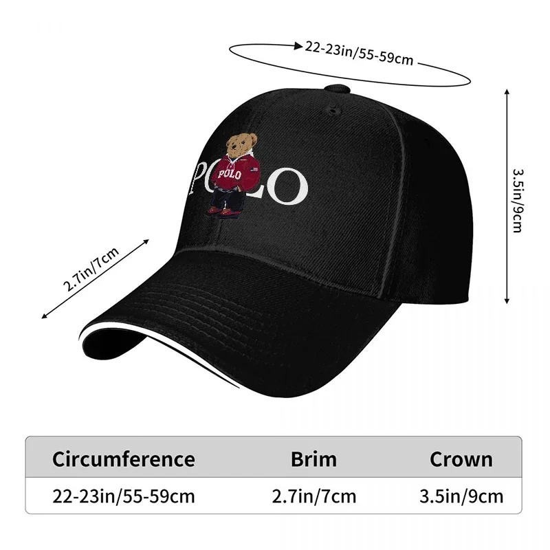 Nieuwe BEAR LOGO ZWARTE BASEBA - Women Accessories Logo Design recensie en prijs