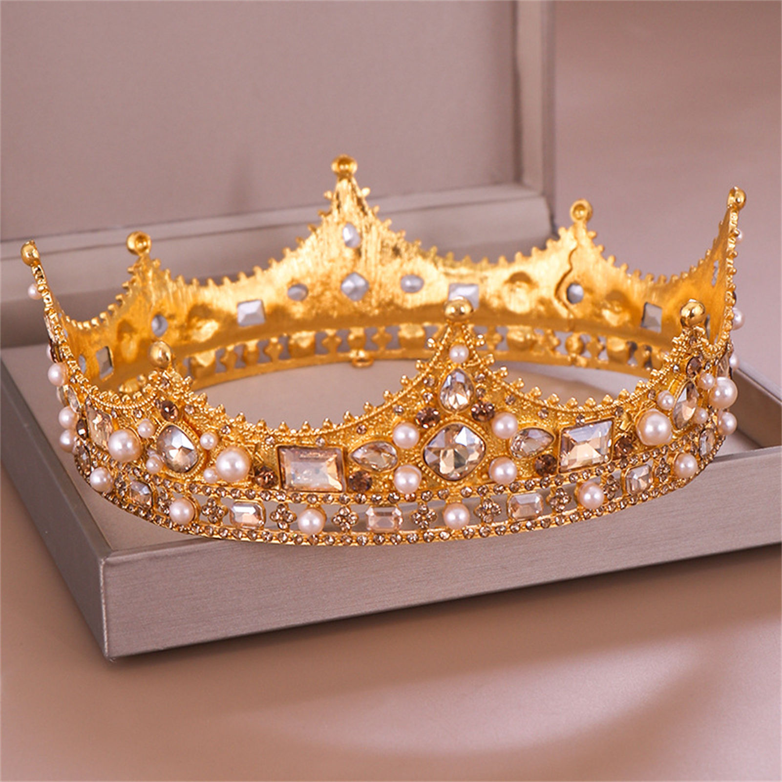 Legering Kroon Tiara Retro Bru - Women'S Wedding Accessories recensie en prijs