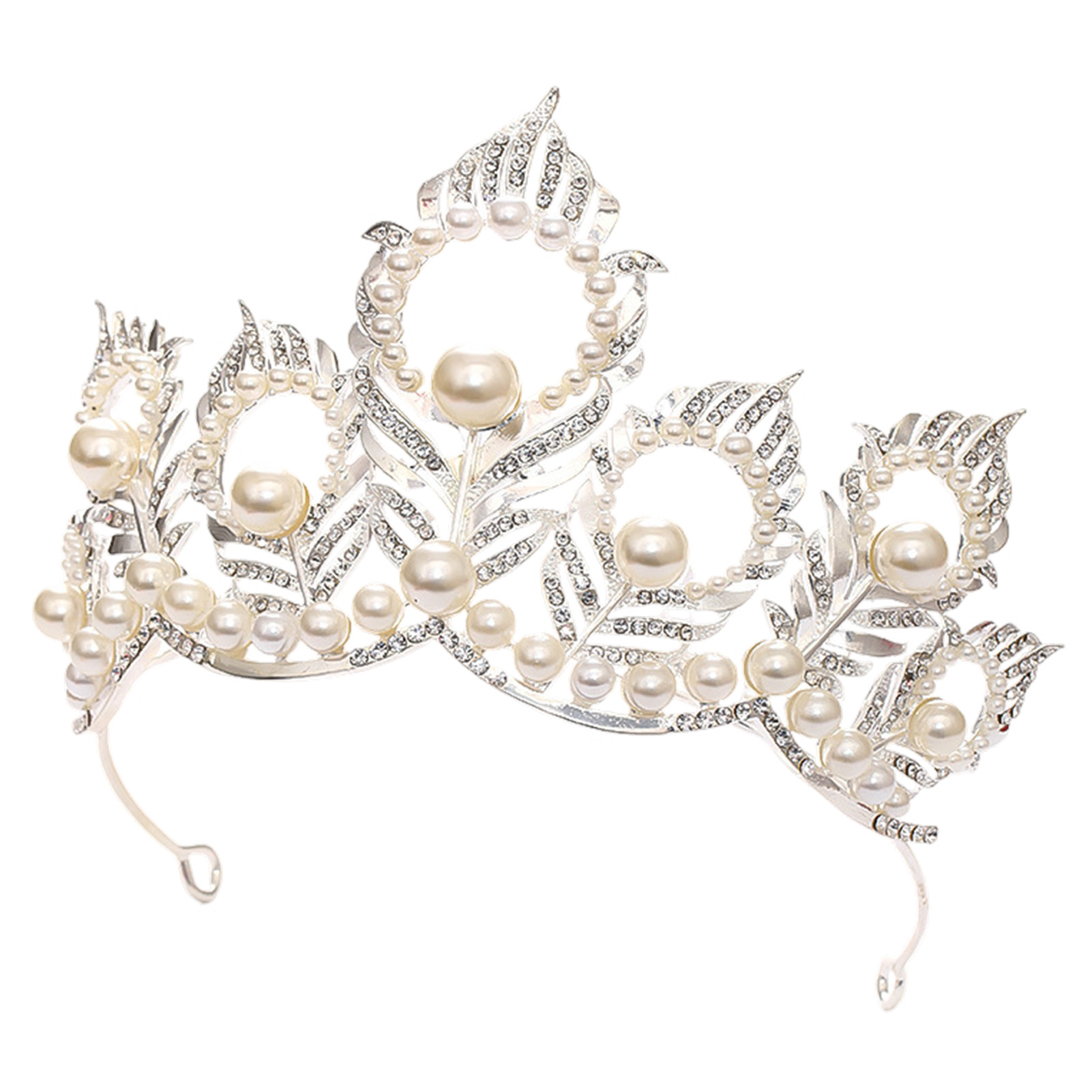 Parelkroon hoofddeksel met pau - Women'S Wedding Accessories recensie en prijs
