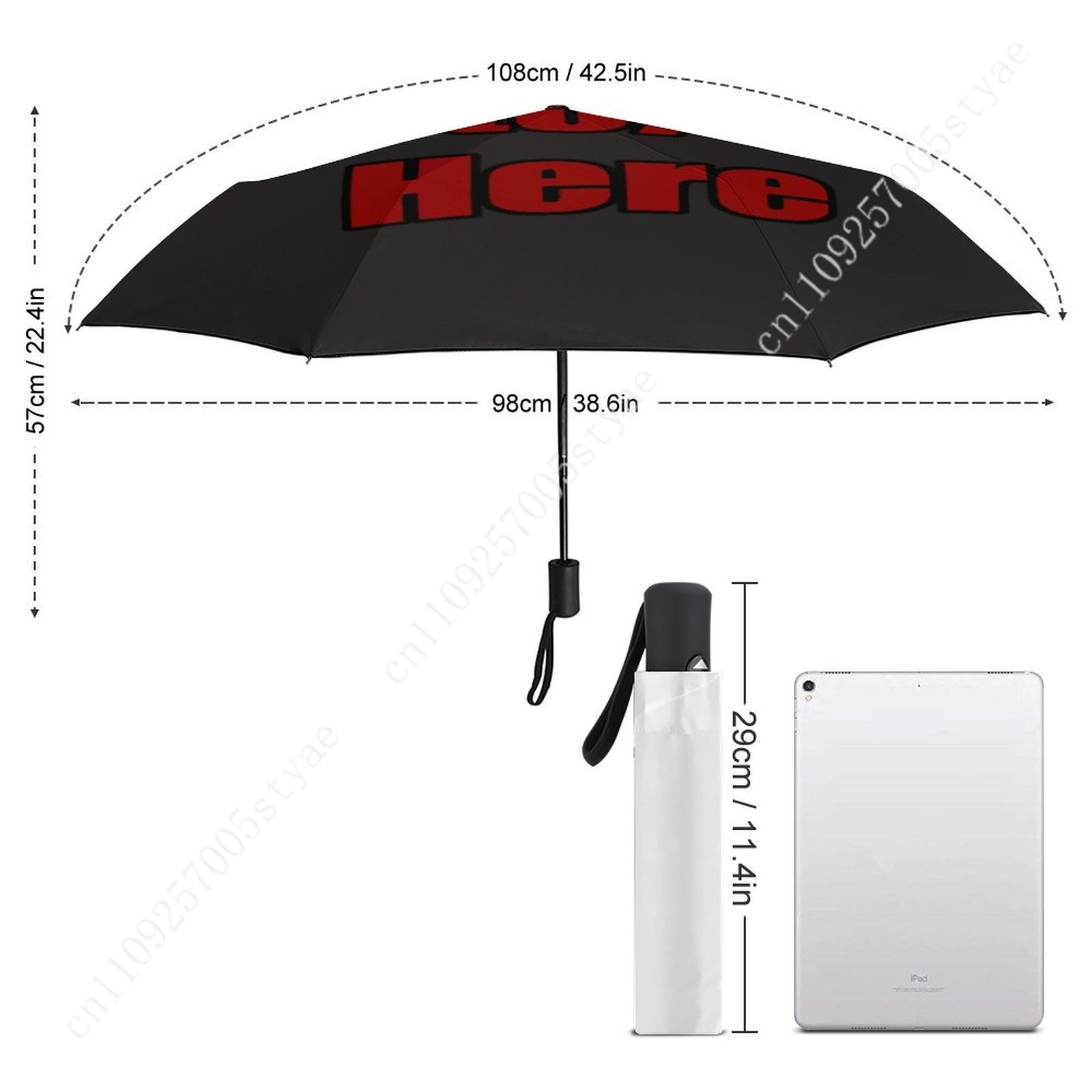 Aangepaste autoparaplu heren d - Women Accessories Logo Design recensie en prijs